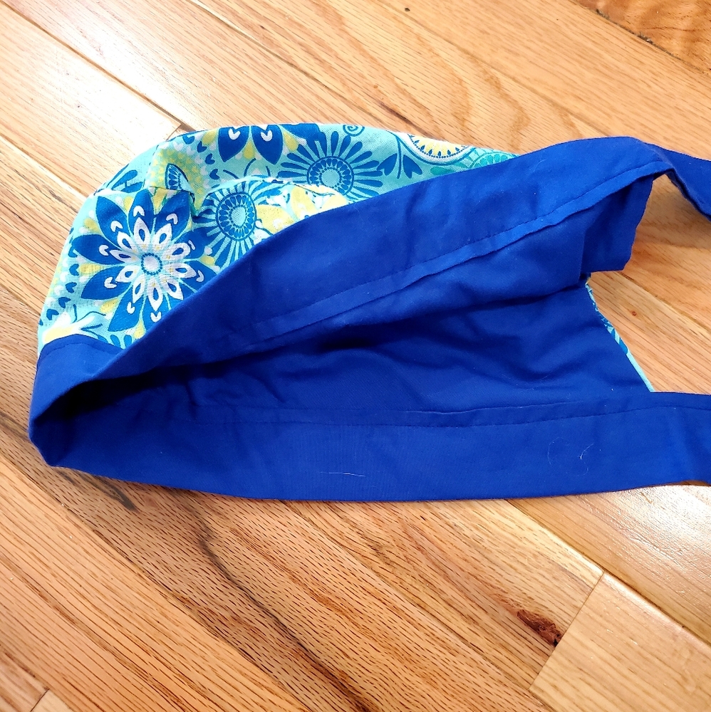 NEW Reversible Two-Pattern Surgical Scrub Cap - Picture 2 of 3